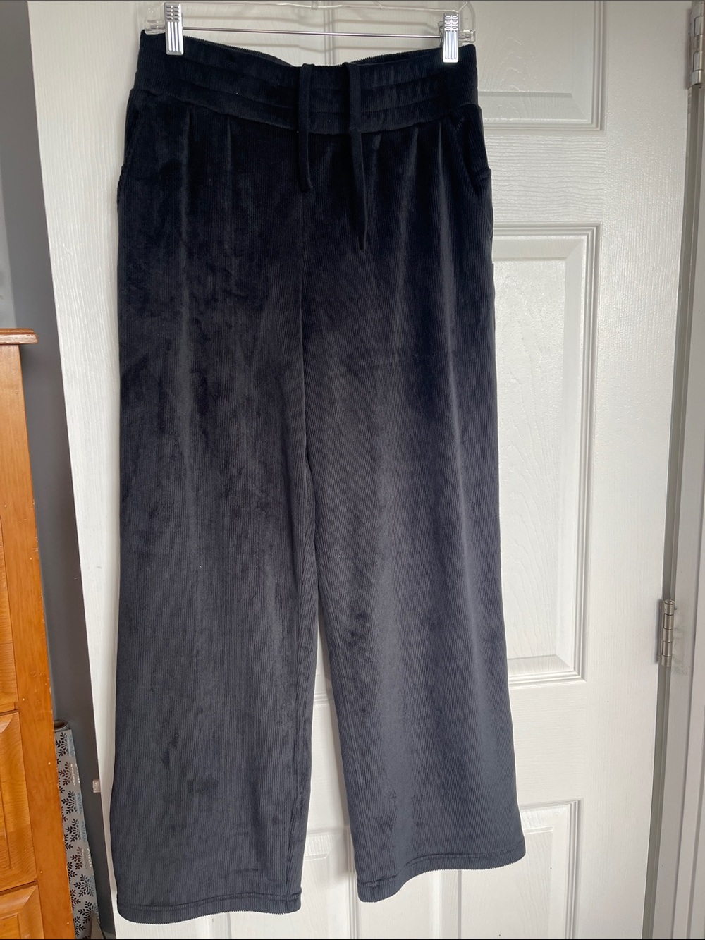 Mondetta Black Ribbed Lounge Pants